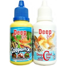 Deep Fix Akvaryum Yosun Salyangoz Giderici ve Su Berraklaştırıcı Temizleyici 2 Li Set