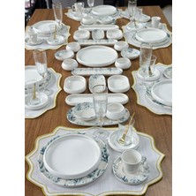 MD Mimoza Dekor Kahvaltı Takımı 74 Parça 6 Kişilik Lagos