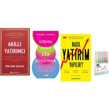 Epsilon Yayınevi Akıllı Yatırımcı + Yapay Zeka Ile Düşünmek + Nasıl Yatırım Yapılır ? 3 Kitap Kalem Set Hd