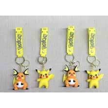 K-Yonlineticaret Pikachu Raichu Silikon Anahtarlık