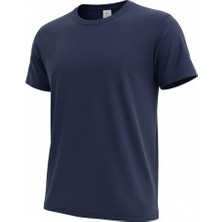 Asker Vadisi Lacivert Sıfır Yaka Kısa Kol Fanila