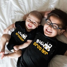 Venüs Dijital Kepçe Big Brother Little Brother Abi Kardeş Kombin Tshirt Zıbın