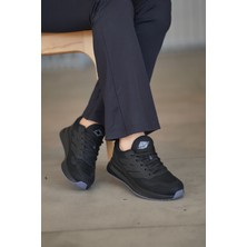 Solazer Kadın Siyah Sneaker Günlük Spor Ayakkabı 053-K