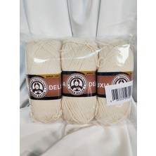 Ören Bayan Deluxıa Krem El Örgü Ipi (3 Adet) - Renk: 004