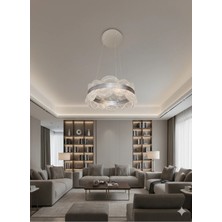 Light House Modern Sarkıt Akrilik Salon Avizesi 3 Renk Modlu 30X80