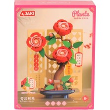 Vagon DK001 Jaki Gül Modeli 262 Parça Block Oyuncak