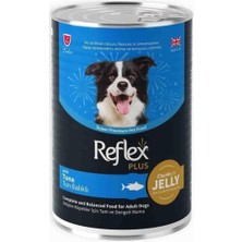 Reflex Plus Jöle Içinde Ton Balıklı Yetişkin Konserve Köpek Maması 1 Adet 400 gr
