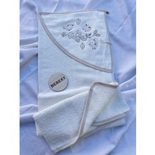 bebexy Cute Lamb Yazılı  Kuzulu Krem Havlu