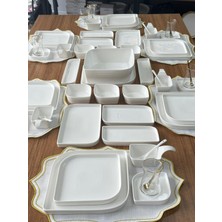 MD Mimoza Dekor Kahvaltı Takımı 58 Parça 6 Kişilik Pure