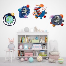 Sensei Sticker 3D Çocuk Odası Sticker - Duvar Sticker - Canlı Hayvanlar ve Parlak Kalite