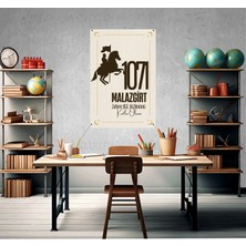 Deko Gonya 1071 Malazgirt Zaferi Fotoğraf Panosu Branda 100X150