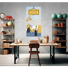 Deko Gonya Iş Güvenliği Haftası Fotoğraf Panosu Branda 100X200