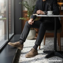 Açık Kahverengi Süet Klasik Erkek Ayakkabı