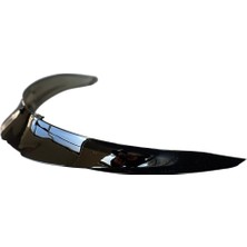 Scharf K1 / K1S Uyumlu Parlak Siyah Kask Spoileri – Aerodinamik Arka Rüzgarlık