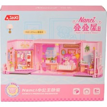 Vagon HK132 Jaki Küçük Prenses Yatak Odası 247 Parça Block Oyuncak