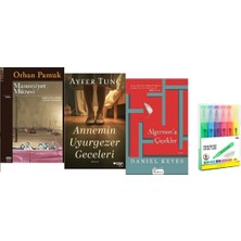 Can Yayınları Masumiyet Müzesi + Algernon'a Çiçekler + Annemin Uyurgezer Geceleri / 3 Kitap Set (Kalem Set Hd)
