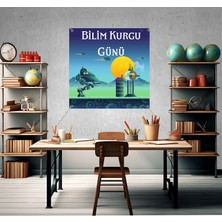 Deko Gonya Bilim Kurgu Günü Fotoğraf Panosu Branda 100X100