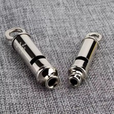 Meli Collection Hayat Kurtaran Metal Imdat Düdüğü - Kamp, Av ve Deprem Için Ultra Yüksek Sesli Anahtarlık