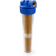 Sufil 600 1" Reçineli Tesisat Su Filtresi | Kireç ve Tortu Önleyici | Anahtar Hediyeli