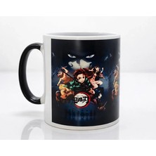Porselen Renk Değiştiren Demon Slayer Kupa Bardak - Model 2