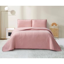 Venedik Çift Kişilik Yatak Örtüsü - Pudra