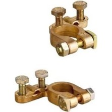 Elo Akü Kutup Başı Zamak 2'li Set Blister Kutu (+/-)