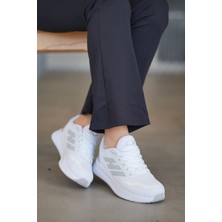 Solazer Kadın Beyaz Sneaker Günlük Spor Ayakkabı 053-K