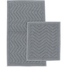 Elsim Home Zigzag Paspas Seti Gri