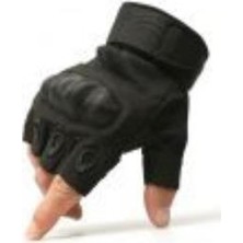 Black Hawk Askeri Tactical Kesik Destekli Pilot Eldiven - Beden: XL | Renk: Siyah