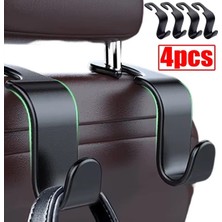 MasterCar 4'lü Oto Araç Arka Koltuk Kafalığı Askılık Koltuk Arkası Askı Torba Eşya Askısı