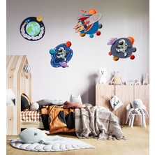 Sensei Sticker 3D Çocuk Odası Sticker - Duvar Sticker - Canlı Hayvanlar ve Parlak Kalite