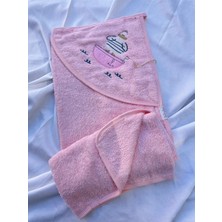 bebexy Martı Desenli Pembe Havlu