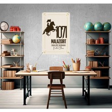 Deko Gonya 1071 Malazgirt Zaferi Fotoğraf Panosu Branda 100X150