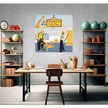 Deko Gonya Iş Güvenliği Haftası Fotoğraf Panosu Branda 100X100