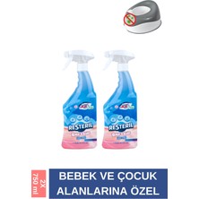 Resteril Hijyen Spreyi Baby&Kids 2x750ml Çocuk Bebek Mama Sandalyesi Oyuncak Temizleyici Dezenfektan
