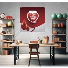 Deko Gonya Kan Bağışı Hayat Kurtarır Fotoğraf Panosu Branda 100X100