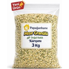 Papağanhane Doğal Kekikli Mısır Granülü Kuş Taban Altlığı | Koku Önleyici Hijyenik Karışım 3 kg