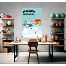 Deko Gonya Macera Devam Ediyor Temalı Fotoğraf Panosu Branda 100X150