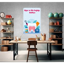 Deko Gonya Ağız ve Diş Sağlığı Haftası Fotoğraf Panosu Branda 100X150