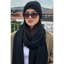 Mollycrush Kadın Kışlık Atkı Bere Seti | Şık Örgü Set