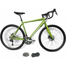 Corelli Goat 1.0 54CM Yeşil Gri Sarı Gravel Yol Bisikleti