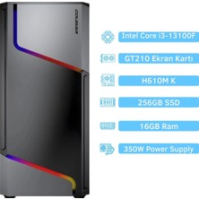 Vebingo MX360 Intel Core I3-13100F 16 GB Ram 256GB SSD Masaüstü Bilgisayarı
