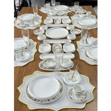 MD Mimoza Dekor Kahvaltı Takımı 74 Parça 6 Kişilik Petra