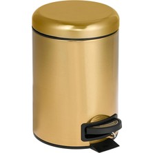 Noble Life 5 Lt Gold Pedalı Yavaş Kapanır Çöp Kovası