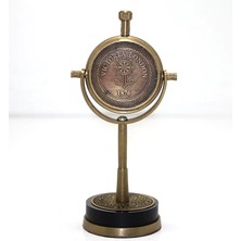 K-Yonlineticaret Masa Üstü Pirinç Saat Model 4