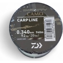 Daiwa Infinity Brown Camo 0.34MM 940 mt Misina