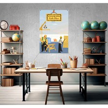 Deko Gonya Iş Güvenliği Haftası Fotoğraf Panosu Branda 100X200