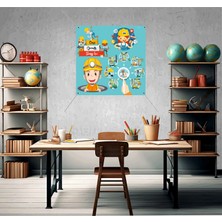 Deko Gonya Iş Güvenliği Haftası  - Önce Güvenlik Sonra Iş Temalı Fotoğraf Panosu Branda 100X100