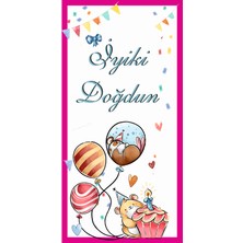 Deko Gonya Iyi Ki Doğdun Doğum Günü Temalı Fotoğraf Panosu Branda 100X200