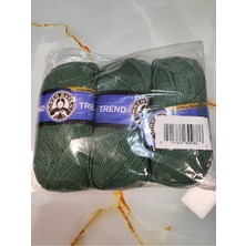 Ören Bayan Trend Su Yeşili El Örgü Ipi (3 Adet) - Renk: 132